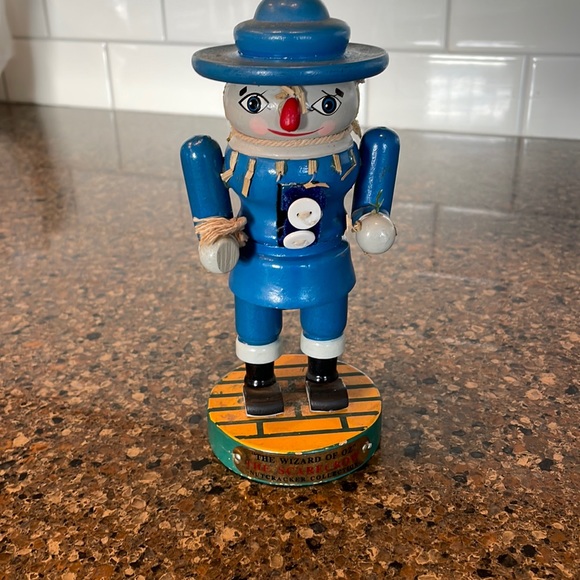 Vintage Wizard Of Oz Kurt Adler Nutcracker 6.75 Scarecrow Guard Uniform - Picture 1 of 6
